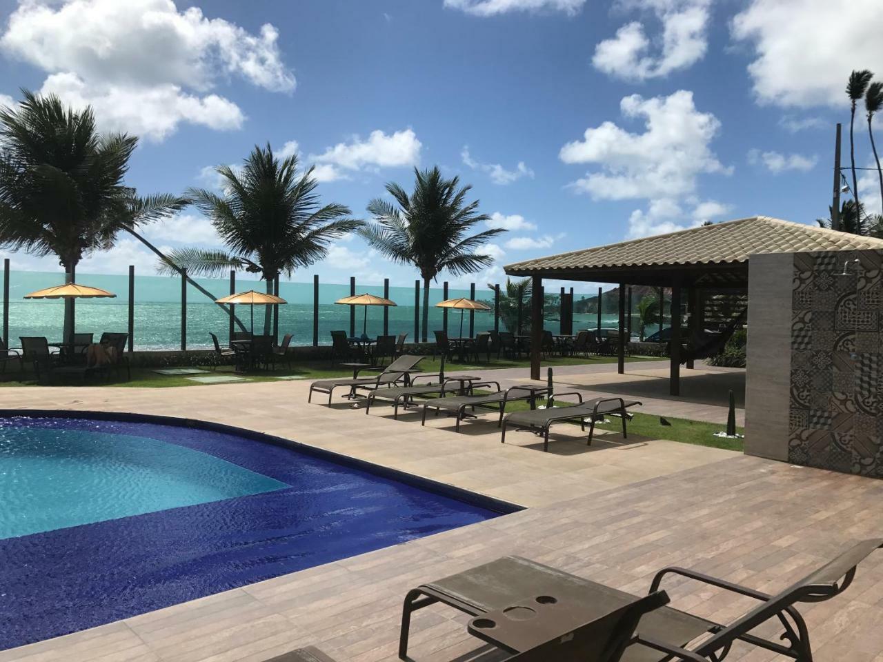 Tabatinga Residence Flat Beira Mar Conde  Buitenkant foto